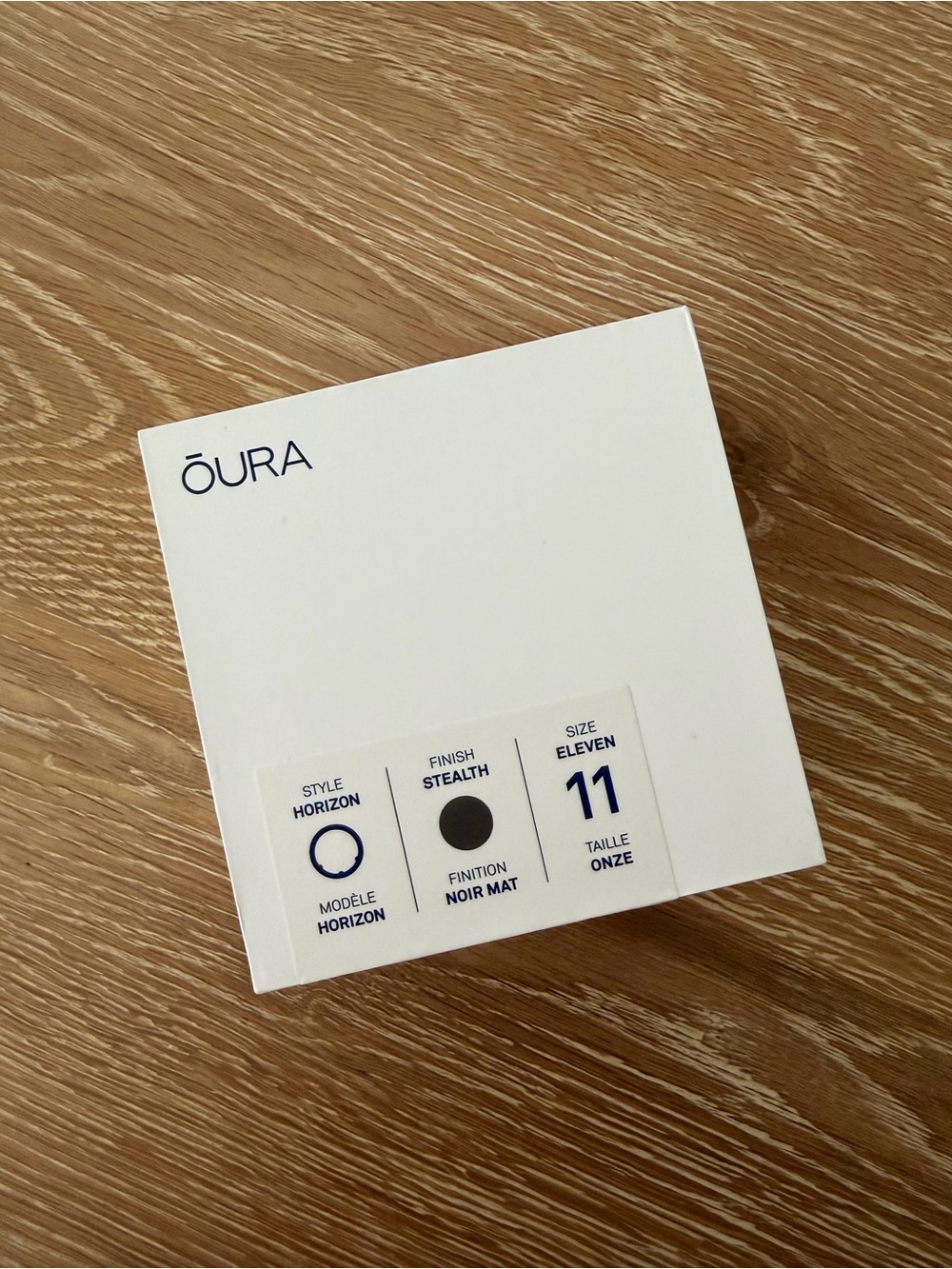 Oura 3 Horizon Ring (Stealth Black) - Size 11